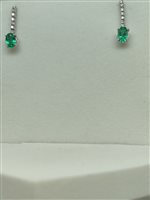 Pendientes Gemoro Mujer Smeraldi in Oro blanco Diamante OC043BIA.SM